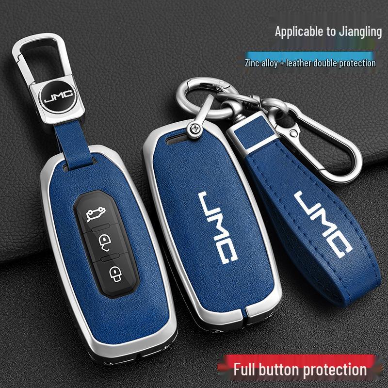 Jiangling Yuhu 7 Key Case: Fits Yusheng S350/S330, Transit, New Baodian - Metal Shell for Men
