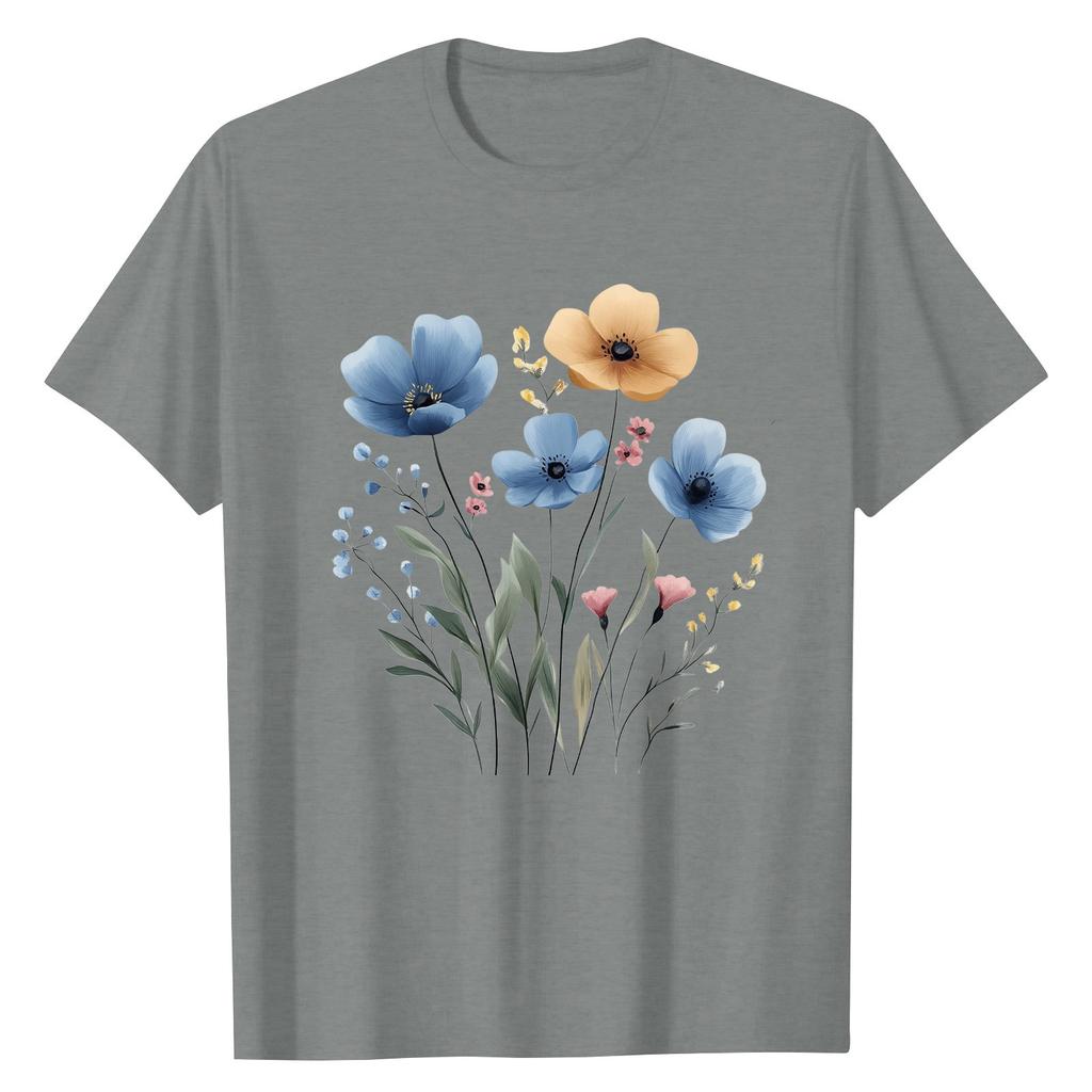 Toddler Girl Boy T-Shirts Kids Top Boys And Girls Printed Short Sleeved T-shirt 1-12Y