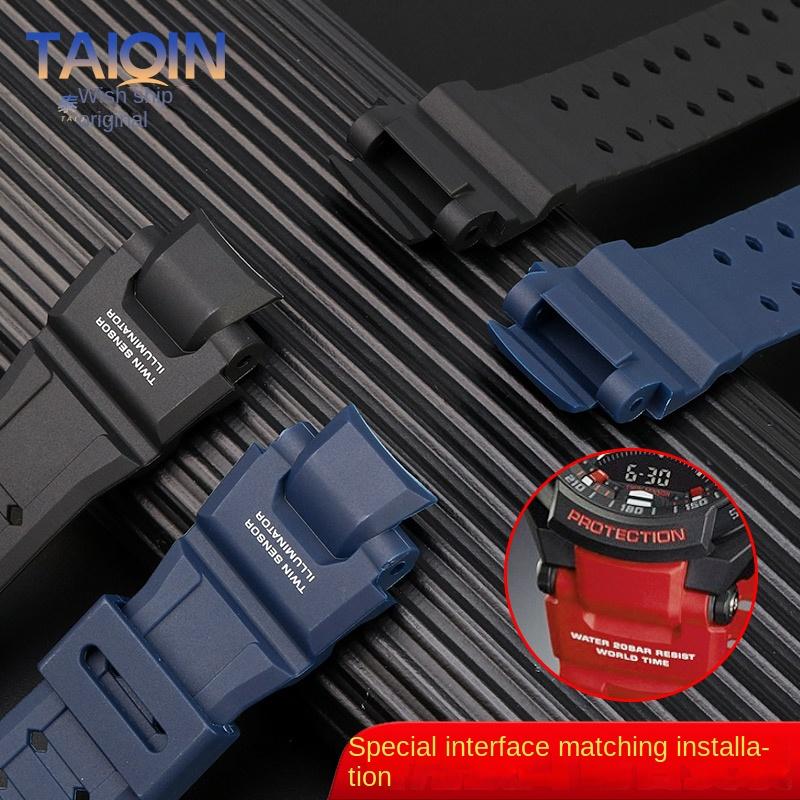 Orange red blue Men's wristband For Casio GA-1000/GA-1100 resin watchband GW-A1000/A1100/4000 silicone strap bracelet free tools