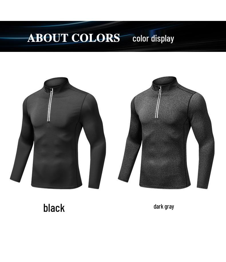 Мужская быстросохнущая футболка с длинным рукавом для фитнеса, баскетбольных тренировок