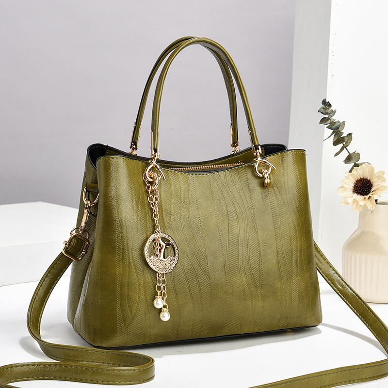 Chic And Stylish Pu Handbag For Fall Winter With Versatile Shoulder Strap And Zipper Closure