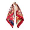 Floral Printed Women's Scarf Bohemian Neckerchief Hijab Silk Scarf Square Shawl  Sunscreen Cover