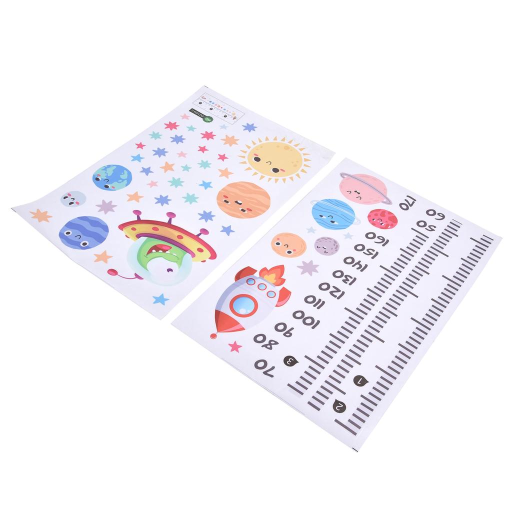 Wall Stickers PVC Material SelfAdhesive Spaceship Cartoon Wall Sticker for Home Living Room