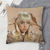 BBillie Eilish Doublesided Printed Square Decorative Cushion Cover for Sofa Living Room Home Decor