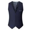 Мужской приталенный жилет в стиле business casual