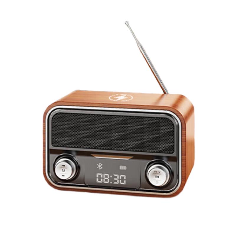 Biaze Retro Mini Bluetooth Speaker & FM Radio