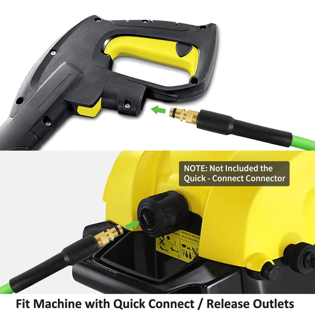 Сменный шланг для мойки высокого давления Супергибкий шланг 2900 PSI Шланг, устойчивый к перегибам, для Karcher K2-K7 Быстросъемный соединитель