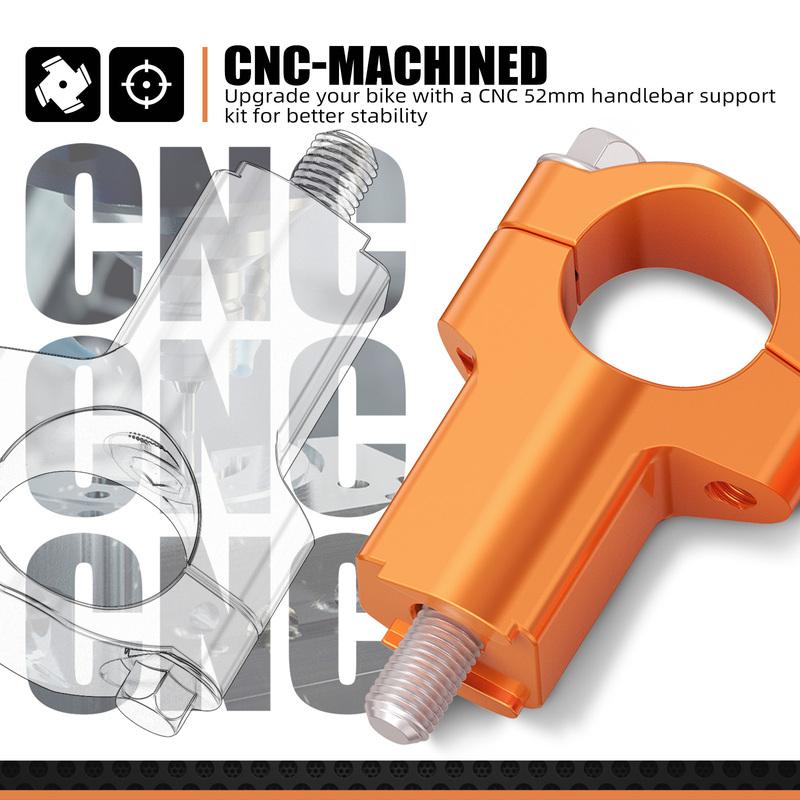 NICECNC Для KTM EXC 300 2016-2023 52 мм Подъемник руля Зажим руля Крепление EXC-F 350 SX 125 SXF 450 Для Husqvarna TE300 GasGas EC300
