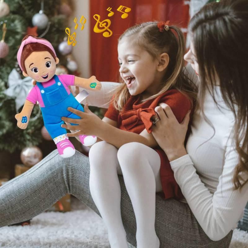 Очаровательная плюшевая кукла Мисс Рэйчел, мягкая хлопковая набивная игрушка для детей с успокаивающими функциями