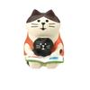 Japanese Style Cat & Frog Resin Figurine, Mini Rocking Chair Table Lamp Decor, Cute Desk Ornament for Home, Graduation Gift