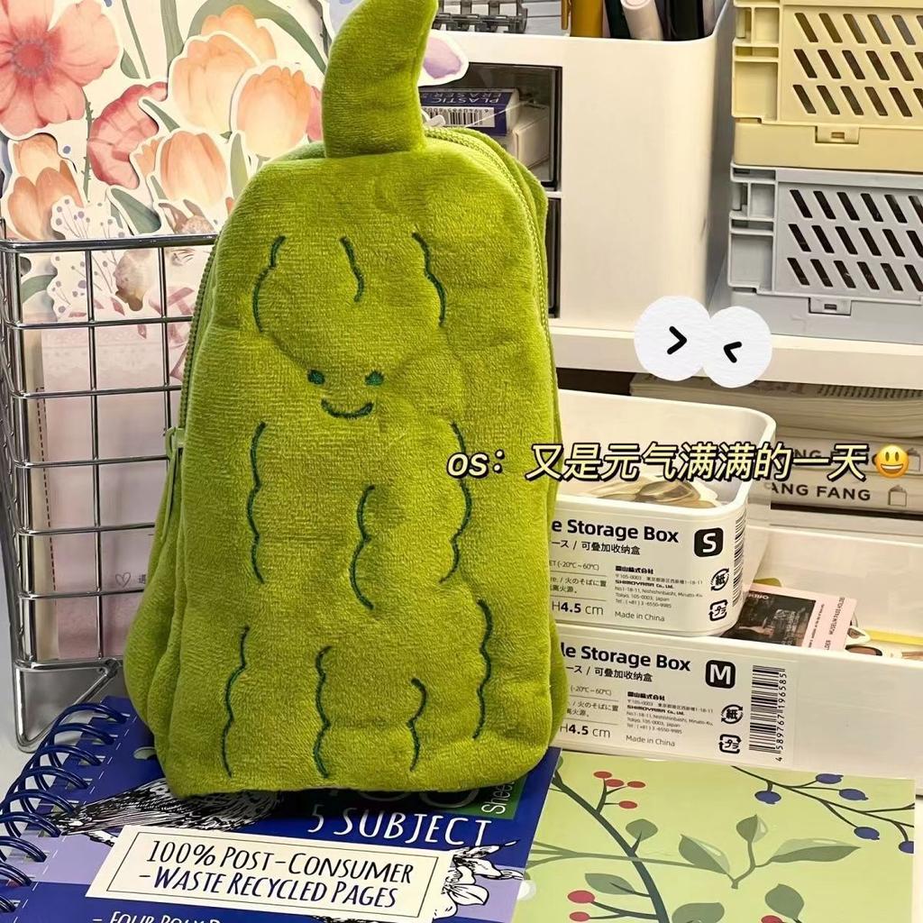 1 шт. Маленькая момордика харантия пенал Милый пенал Странная сумка для хранения момордики харантии Смайлики и грустные смайлики