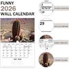 Nature's D*ck Pics Calendar 2026 – Funny Wall Calendar with Unique Rock Photos, 11”x8” for Adults, Perfect Gag Gift for White Elephant & Dirty