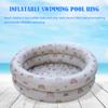 80cm Inflatable Baby Swimming Pool Portable Children Soft PVC Round Paddling Pool Fence Toddler Garden Water Game Play Center