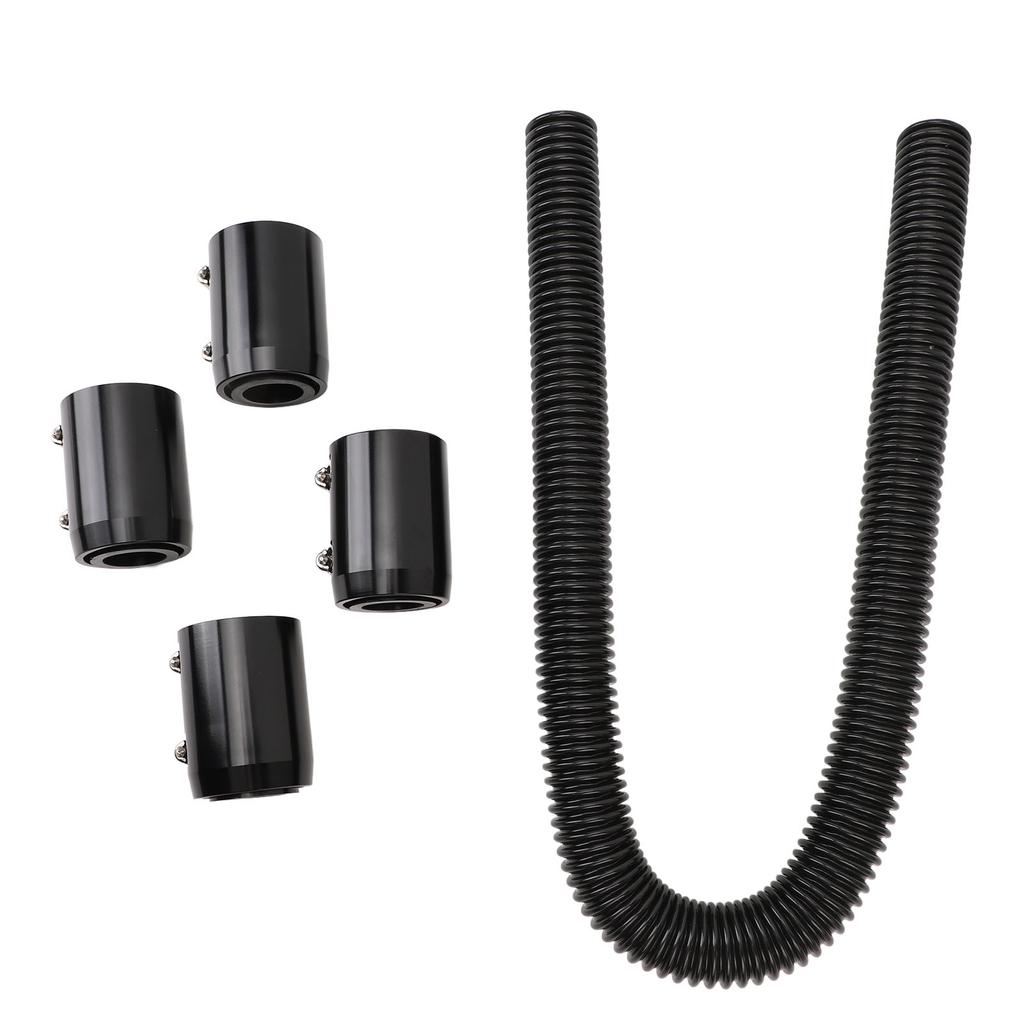 Coolant Radiator Hose 36in Flexible Stainless Steel Water Hose Kit for 1 14in 1 12in 1 34in 1
