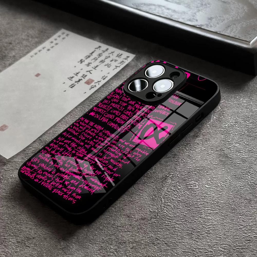 Чехол для телефона Singer A-Aitana Alpha для iPhone 17 Pro Max 14 Pro 15 12 11 13 Mini X XR XS 16 Plus SE Стеклянная крышка