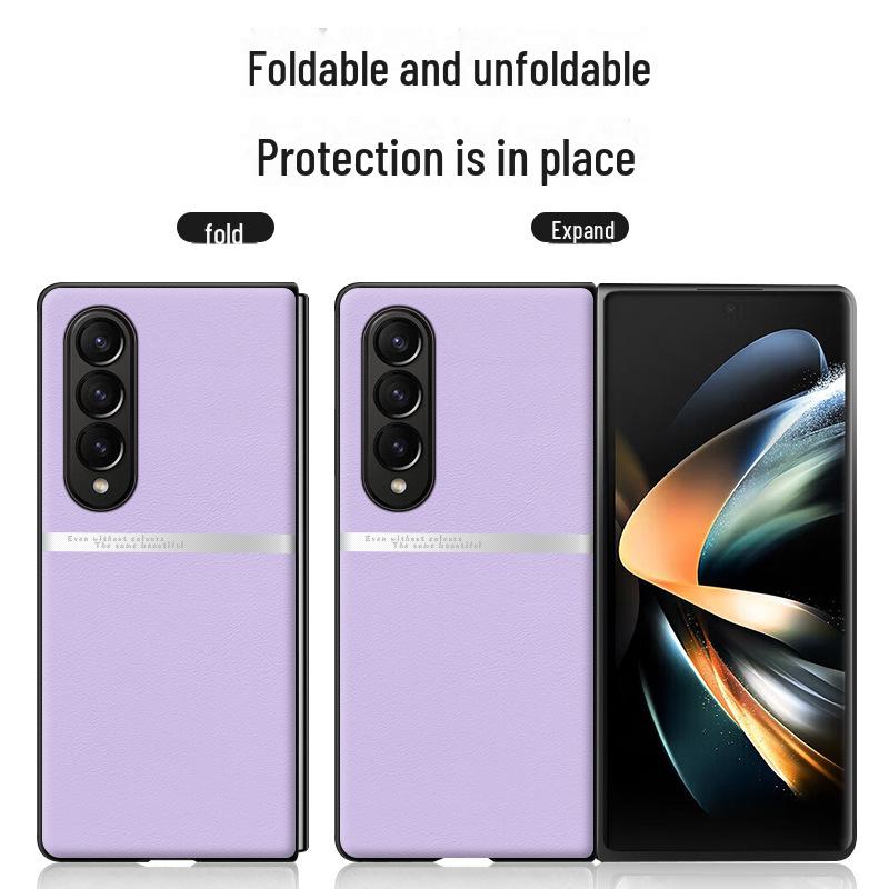 Чехол из жидкой кожи Samsung ZFold4: Защитный чехол от падения и обрастания — доставка целиком