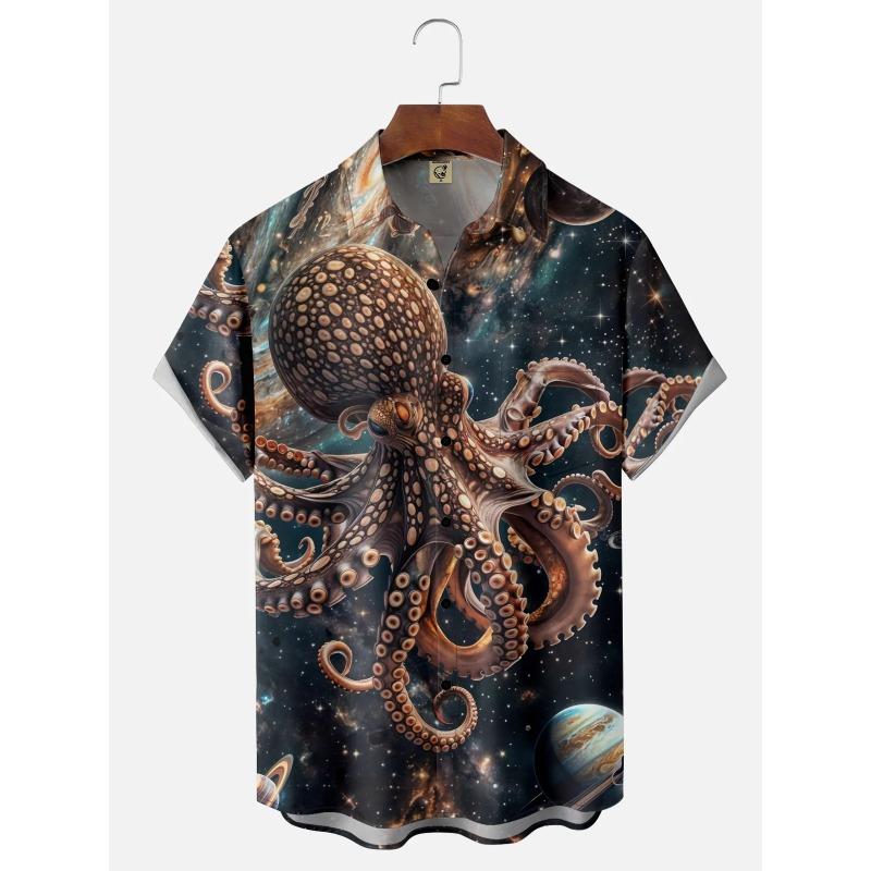 Мужская рубашка Hawaii с 3D-принтом и забавными мультяшными животными, топы с короткими рукавами, летняя повседневная мужская одежда, уличная модная рубашка для мальчиков