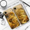 Мифический Золотой Дракон Для IPhone 17Pro Max 16 17 Pro 15 Pro 14 13 Plus 12 Mini 11Pro Max XR 16E 17Air Золотой стеклянный чехол для телефона