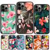 Tropical Paradise Hawaiian Flower Cover For iPhone 17 Air 15 16 14 13 12 Pro Max 11 Pro Max Plus Phone Case Coque