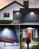 Solar Sensor Motion Sensor Outdoor High Angle Turns Wall Human Security Garden Parking Outdoor Lighting Light, Outdoor, Waterproof, Light, Light,