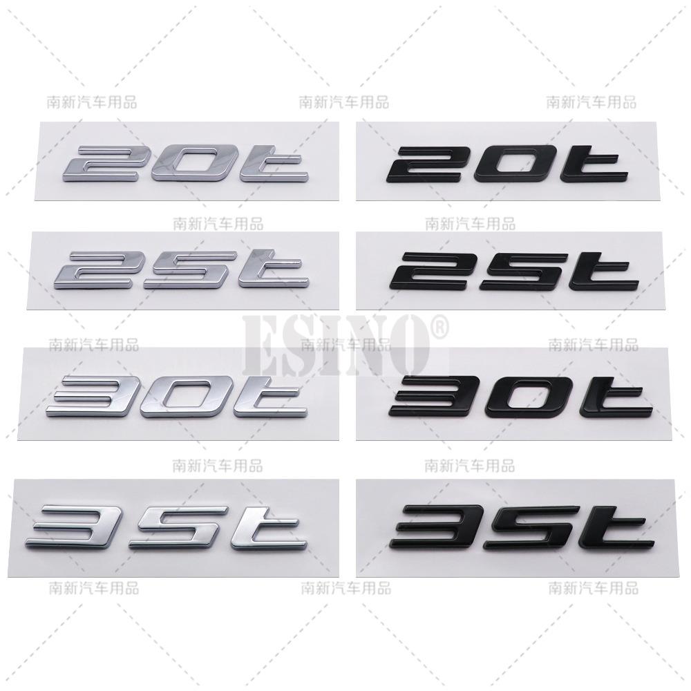 Car Styling 3D ABS Adhesive Emblem 20T 25T 30T 35T Car Body Rear Trunk Badge Auto Accessory for Jaguar XE XF XJ F-Pace F-Type