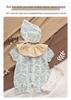 Adorable Floral Print Summer Romper Set for Baby Girls - 0 to 12 Months