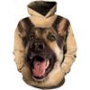 Animal Dog Hoodie Man Women Cute Style 3D Fashion Print Puppy Pattern Hoodie S-3XL Oversized Long Sleeve Pullover