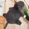 355070Cm Simulation Big Black Mouse Plush Toys Funny Lying Rat Pillow Stuffed Animal Dolls Interesting Room Decor Gift
