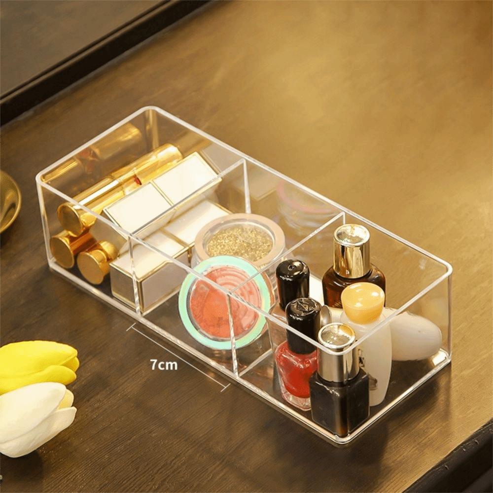 For Female Desktop Classification Grid Box Makeup Layered Desktop Drawer Divider Box Storage Box