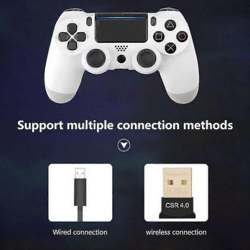 Wireless Controller For Playstation 4 Blackwhite