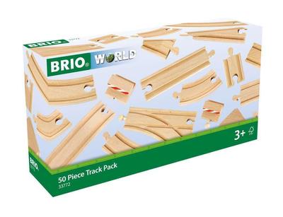 BRIO 50 дополнительных рельсовых наборов 33772