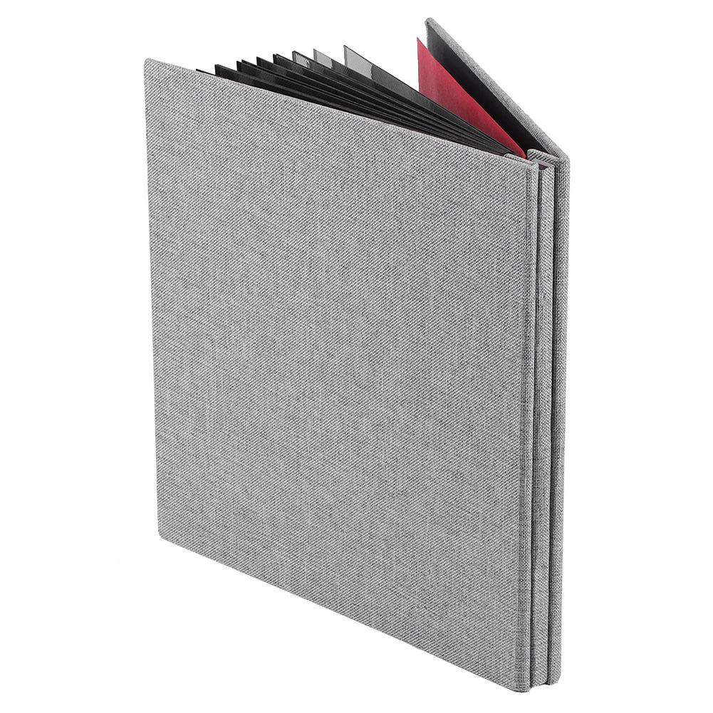 Simple Linen Cover DIY Self Adhesive Album Scrapbook Handmade Creative Craft 20 Pages #5