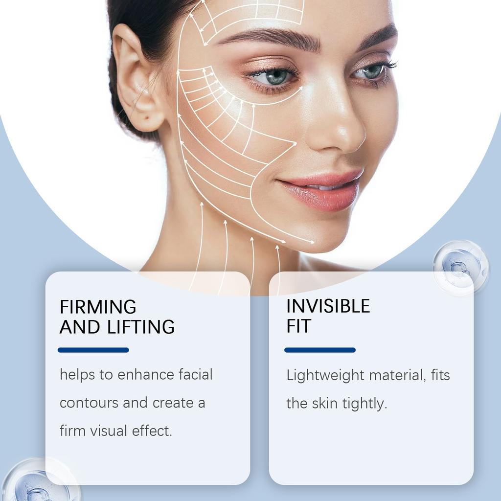 Лента для подтяжки лица, морщины на лбу, морщины на шее и улучшение двойного подбородка, подтягивающая кожу, 1 шт, 1 рулон