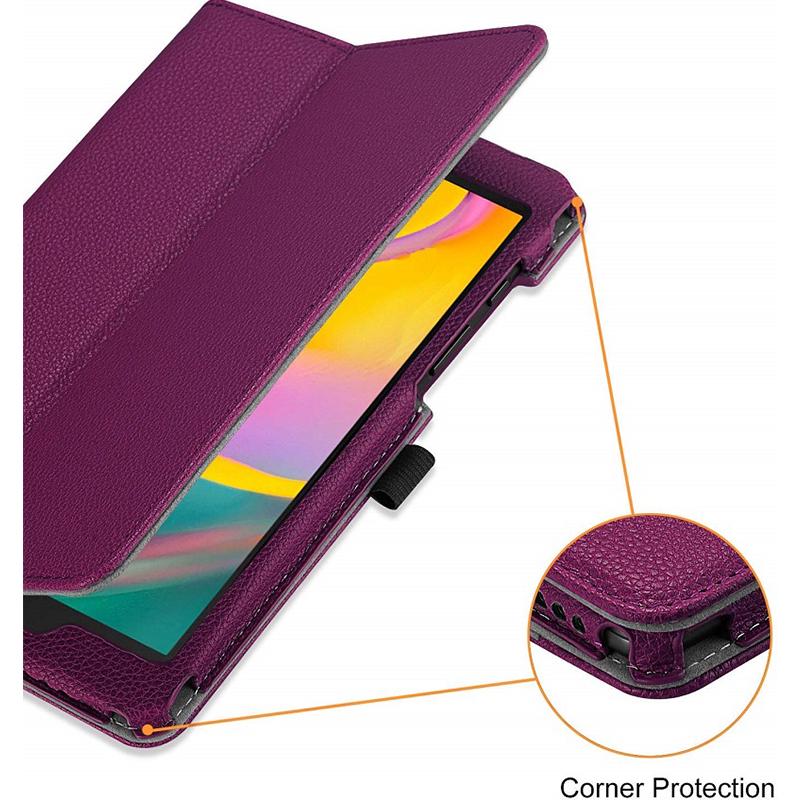 Магнитный флип-чехол из искусственной кожи личи для Samsung Galaxy Tab A 8,0 дюймов, 2019 T290 T295 SM-T290, чехол с умным держателем-подставкой