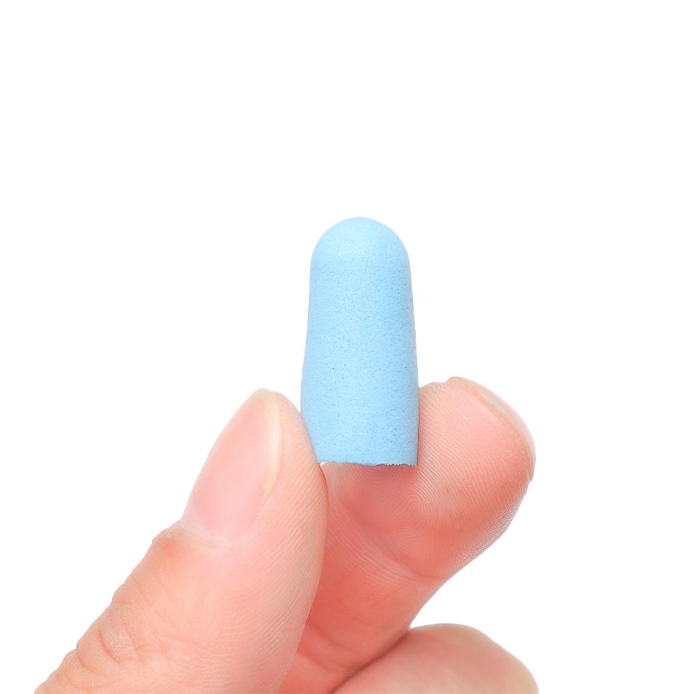 Random Color Sleeping Travel Rebound Anti-noise Soft Polyurethane Foam Tapered Earmuffs Earplugs