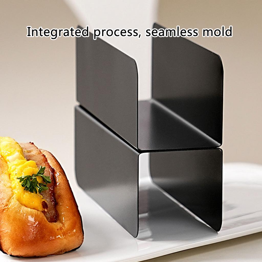 4pcs Durable And Lightweight U Shape Biscuit And Bread Molds For Baking Pork Chop Buns With Durable Carbon Steel