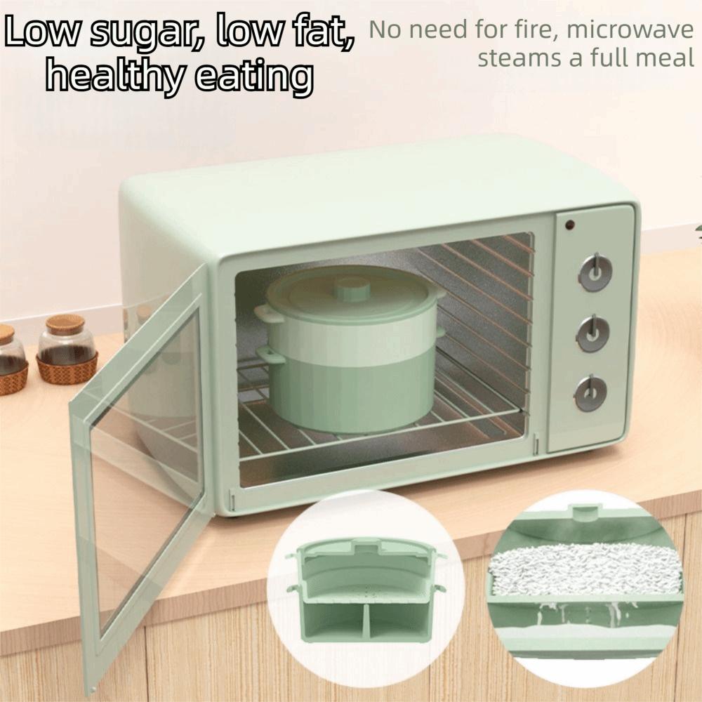 Microwave Safe Microwave Silicone Steamer Microwave Steamer Bowl  Vegetables Cooking