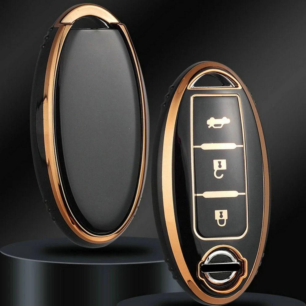 Мягкий чехол для ключей из ТПУ для Nissan/Qashqai/Juke J10 J11/Pathfinder Note/Infiniti, автомобильные аксессуары