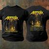 РЕДКИЙ! Двусторонняя футболка с туром группы Anthrax по Австралии 2026, Размеры от S до 5XL, ГОРЯЧАЯ НОВАЯ Унисекс Футболка