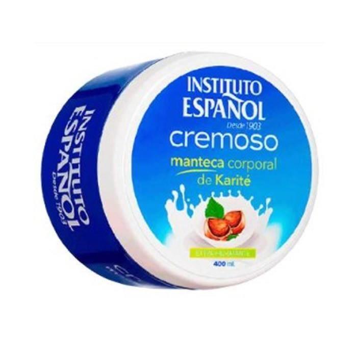 Beurre corporel - Instituto Español - Crème de karité - 400ml - Sans parabène - Tous types de peau