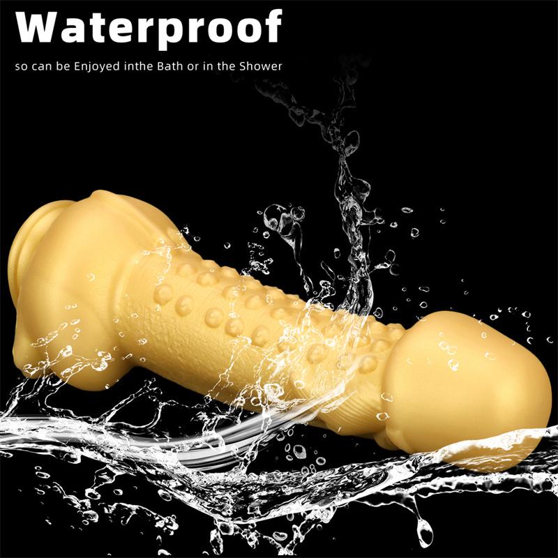 Большой лысый большой золотой силиконовый анальный штекер, анус мягкой формы, анальное расширение, большой толстый фаллоимитатор, мастурбатор