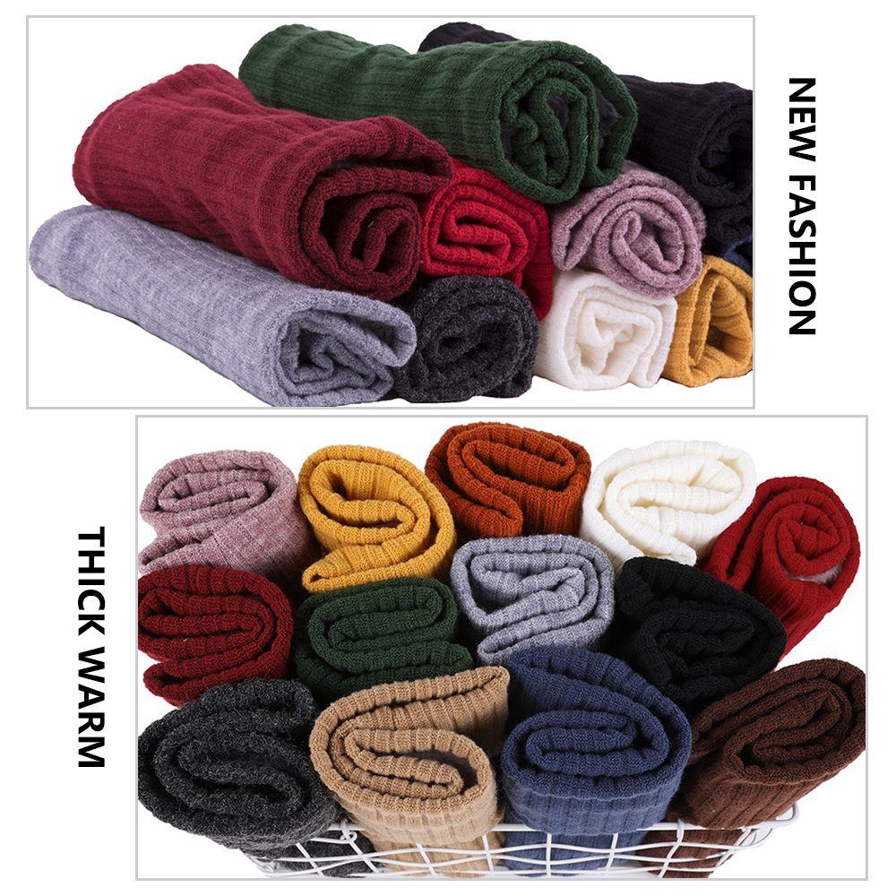 Windproof Collar Scarf Neck Warmer Winter Neck Gaiter Fleece Lined Scarf Circle Loop Scarves