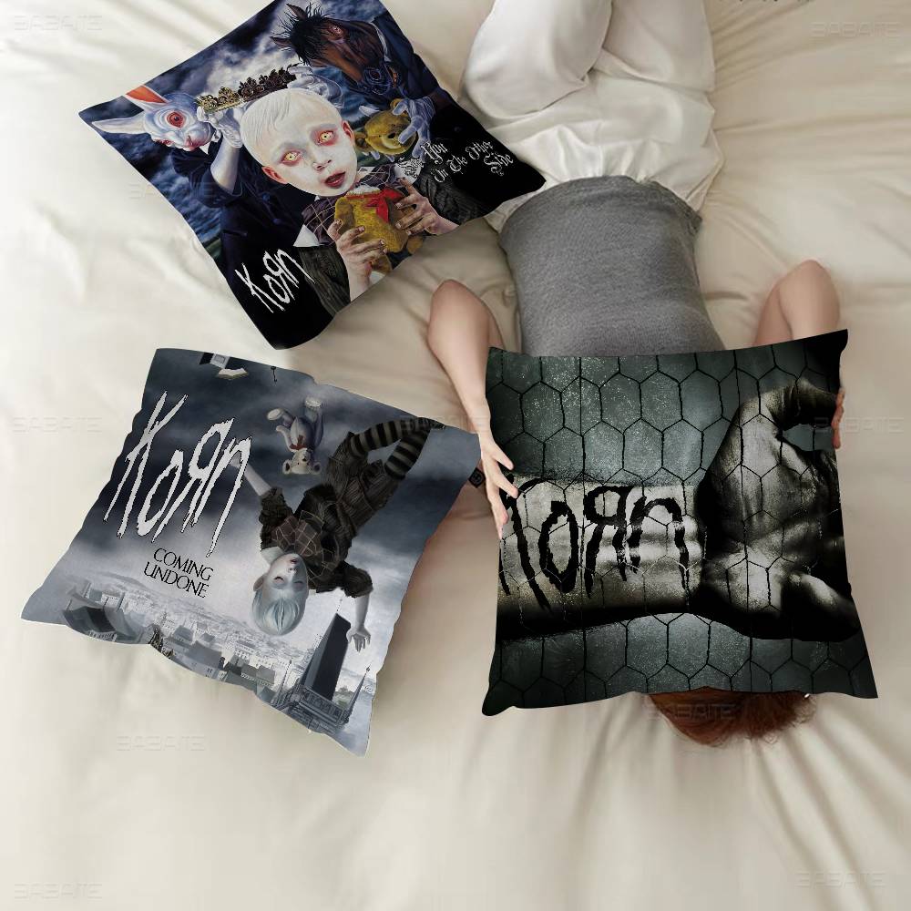 Рок-группа Korn Без названия Делюкс Стежок Наволочка Lucky Dragon Наволочка для диванной подушки Украшение дома и комнаты Детский подарок