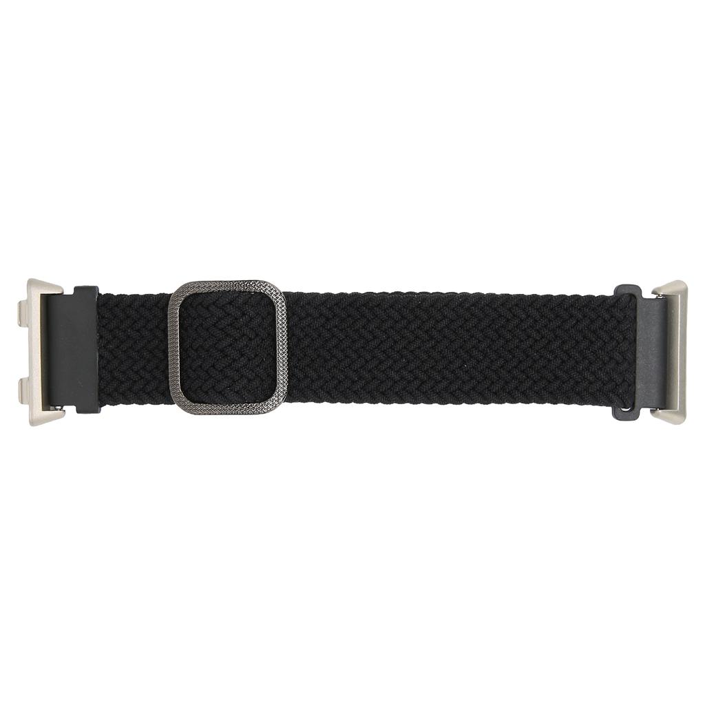 Adjustable Smartwatch Strap for Oppo Watch 2 46mm Knitting Elastic Loop Watchband ReplacementBlack
