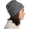 Buff Merino Fleece Hat Beanie, Unisex grey Cap