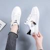 Women Sneaker Breathable Students Casual Shoes Sports for Girl Flat Mesh White Shoes