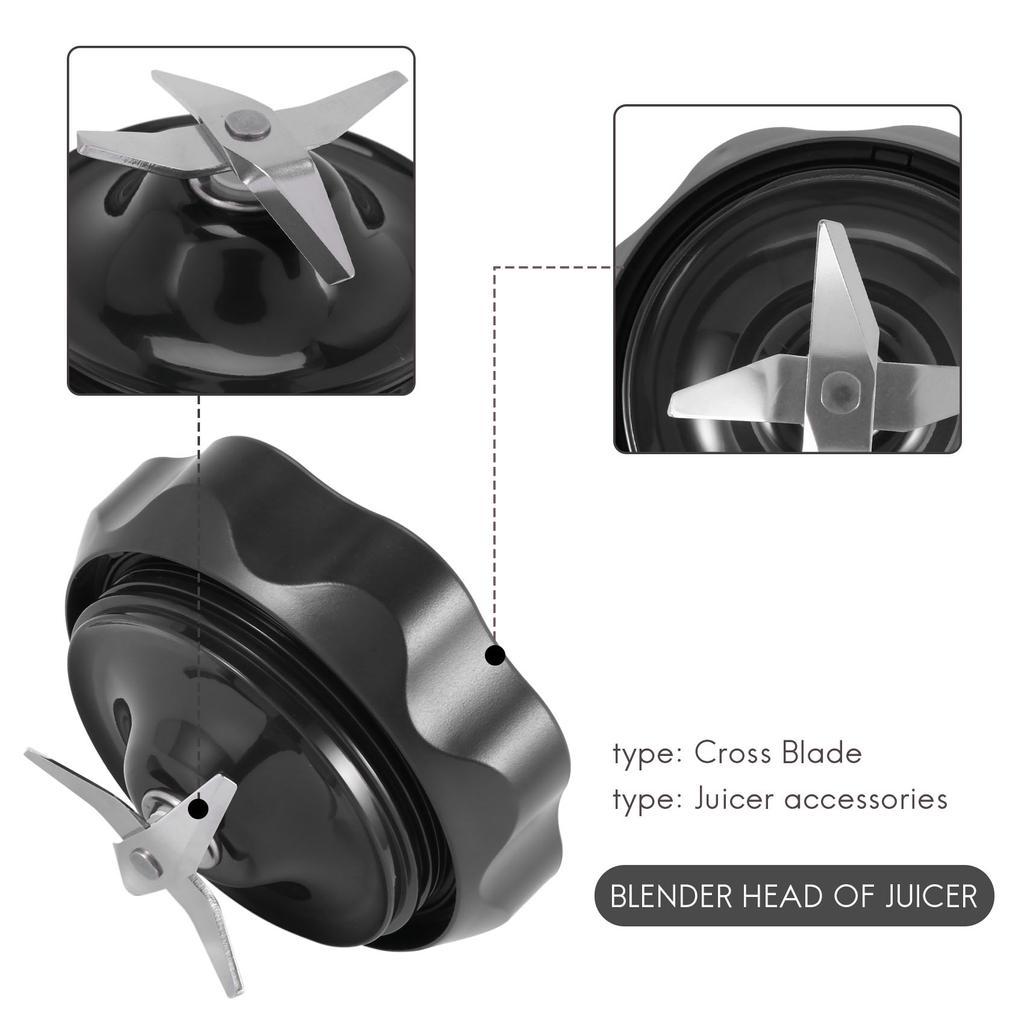 Easy Twist Blender Extractor Blade Compatible for Nutribullet Blender Combo Pro 1000 and Select 2.0(1, Black)