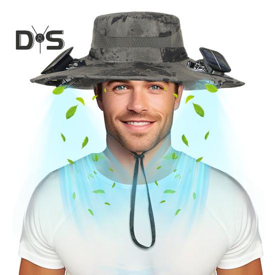 Солнечная шляпа-веер с широкими полями, двухрежимные вентиляторы, аккумулятор 800 мАч, шляпа для рыбалки на открытом воздухе, для пеших прогулок, езды на велосипеде, рыбалки