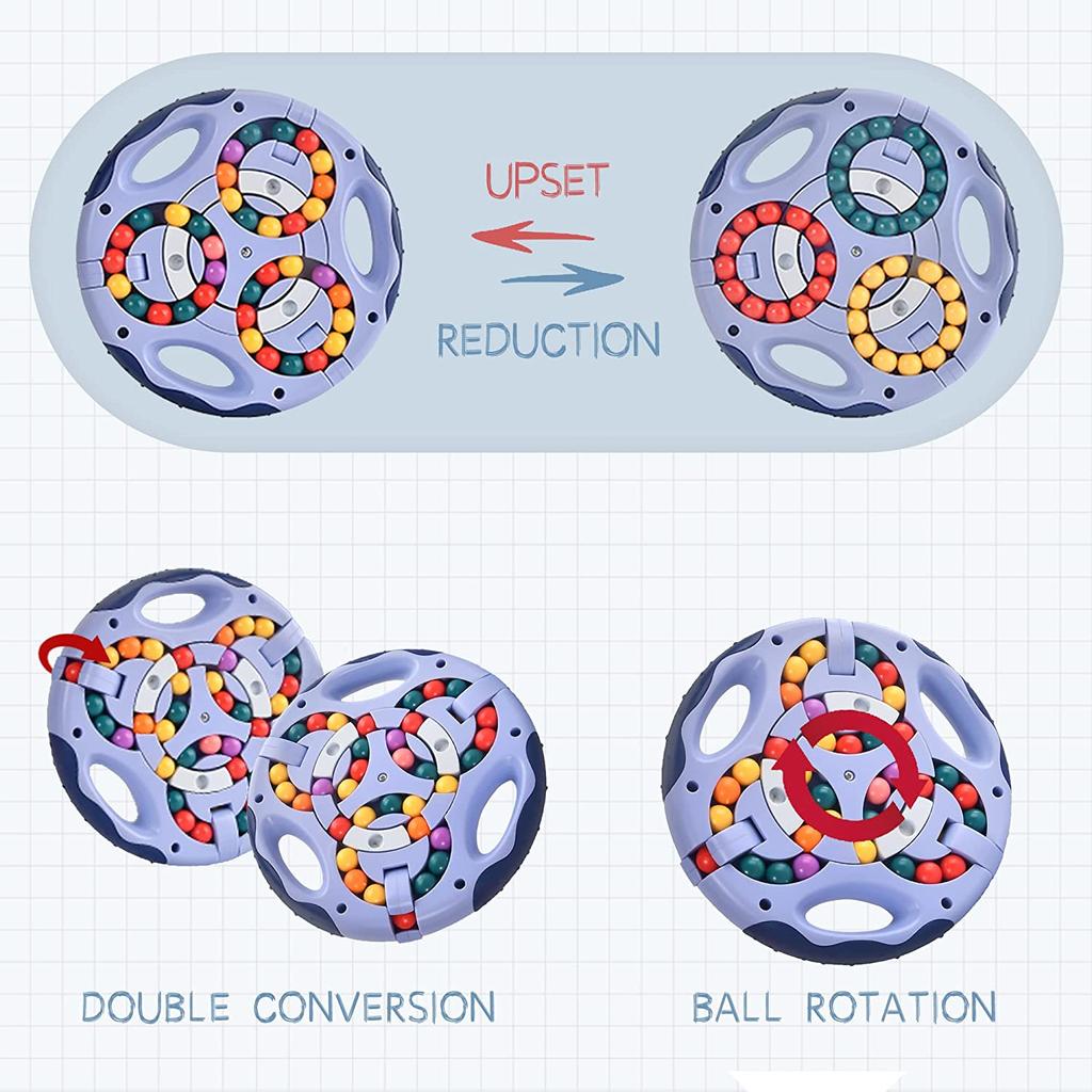 Fidget Toys Puzzles For Adults Gifts Sensory Toys For Autistic Children Learning & Education Toys Rotating Magic Bean Pad Games