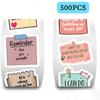 500Pcs Inspirational Sticker for Notebook Journal Water Bottle Laptop Skateboard Scrapbook Aesthetic Label Seal Sticker